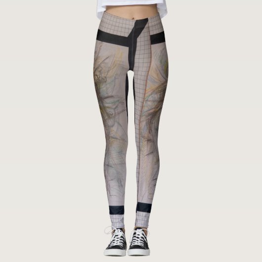 Legging : Lost in Music, Poetry in Motion Leggings (Vorderseite)