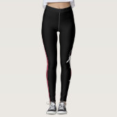 Legging Pole-Fitness-Silhouette: LPF Leggings (Vorderseite)