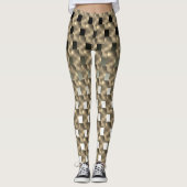 Legging preta e branco, e placas marrom dourado? leggings (Vorderseite)
