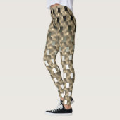 Legging preta e branco, e placas marrom dourado? leggings (Links)