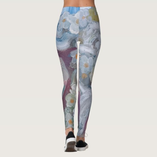 Legging: Spring Blossom Leggings (Rückseite)