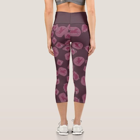 Legging Taille Haute Féerique Bordeau (Rückseite)