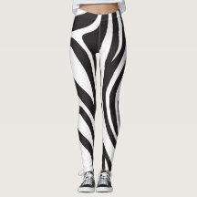 Legging Zebra-Effekt Afrikas.Natur und Minimalismu
