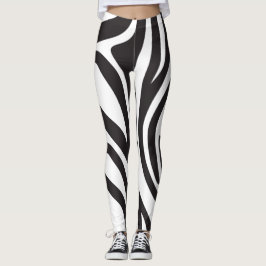 Legging Zebra-Effekt Afrikas.Natur und Minimalismu Leggings
