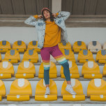 Leggings<br><div class="desc">Hintergrund mit Vintagen Kontraststreifen. Sommerretro Stil Surf Streifen Muster.</div>