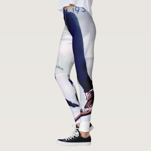 Leggings - 1935 estnisches Winter-Spiel-Plakat (Links)