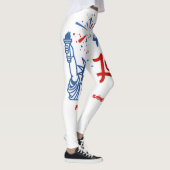 Leggings 4. Juli für Frauen (Rechts)