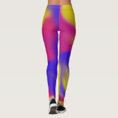Leggings, abstrakt und farbig leggings (Rückseite)