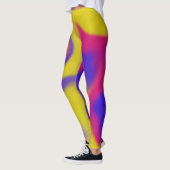 Leggings, abstrakt und farbig leggings (Links)