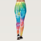 Leggings Abstrakte der Gefärbte Krawatte (Rückseite)