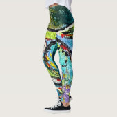 Leggings Abstrakte Kunst (Links)