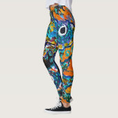 Leggings Abstrakte Kunst (Links)