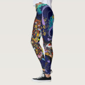 Leggings Abstrakte Kunst (Links)
