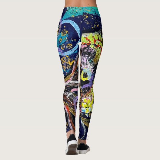 Leggings Abstrakte Kunst (Rückseite)
