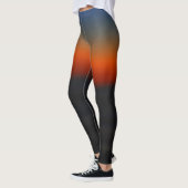 Leggings Abstrakte tiefe sonnendurchflutete Bands (Links)