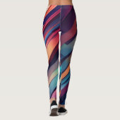 Leggings abstrakter Kunst. (Rückseite)