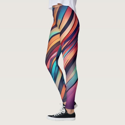 Leggings abstrakter Kunst. (Links)