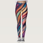 Leggings abstrakter Kunst. (Vorderseite)