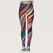 Leggings abstrakter Kunst.