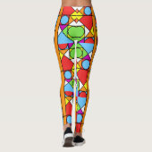 Leggings-Abstraktion #1 Leggings (Rückseite)