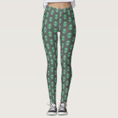 Leggings alienígena verde (Vorderseite)