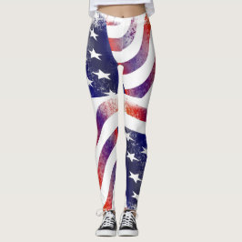 Leggings amerikanischer Flagge USA Amerika