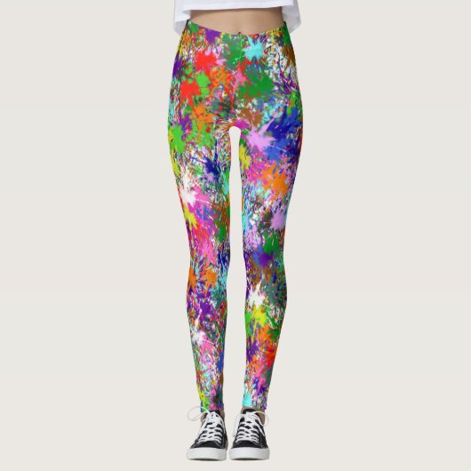 Leggings - Anstrich Spritzer 1 (Vorderseite)