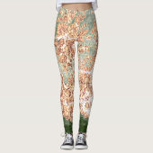 LEGGINGS ANTIQUE LACE LEGGINGS GRÜN UND TAN (Vorderseite)