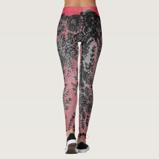 Leggings ANTIQUE LACE PATTERN (Rückseite)