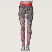 Leggings ANTIQUE LACE PATTERN (Vorderseite)