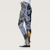 LEGGINGS-ANTIQUE-LEBERPATTER MIT SCHALTFLÄCHEN LEGGINGS (Links)