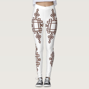 Leggings Äthiopische Habesha Kreuz Leggings – Trad
