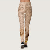 Leggings auf Burlap-Sack-Country-Rust (Rückseite)