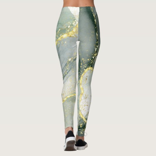 Leggings aus Alkoholfarbe (Rückseite)