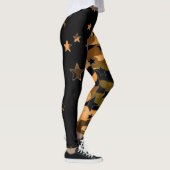 Leggings aus Camouflage und Schwarz (Rechts)