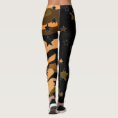 Leggings aus Camouflage und Schwarz (Rückseite)