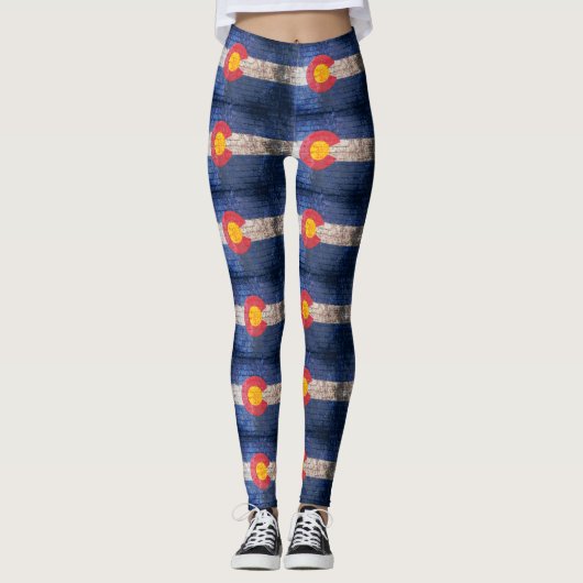 Leggings aus Colorado-Fahne (Vorderseite)