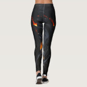 Leggings aus dem kosmischen Schwarzen Loch (Rückseite)
