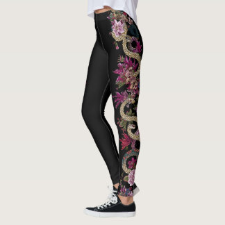 Leggings aus der Blumenschlange