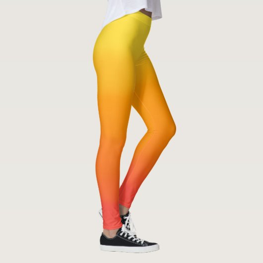 Leggings aus gelb, orange und rot (Rechts)