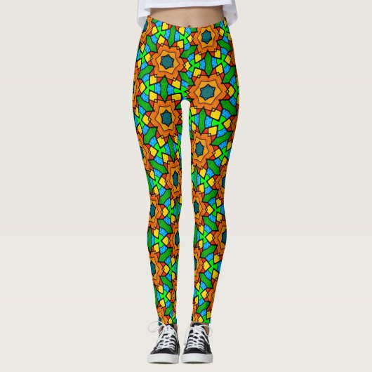 Leggings aus gepolstertem Glas (Vorderseite)
