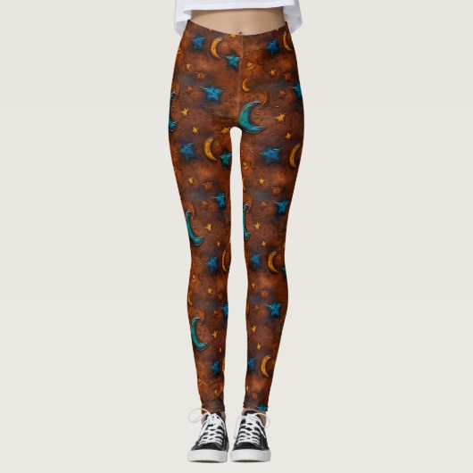 Leggings aus geschliffenem Leder - Cool (Vorderseite)
