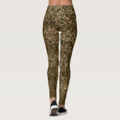 Leggings aus Gold, gequetscht (Rückseite)