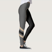 Leggings aus Gold/Platinum/Black Side Band (Rechts)