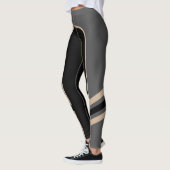 Leggings aus Gold/Platinum/Black Side Band (Links)
