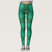 Leggings aus grünem Holz. (Vorderseite)
