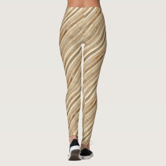Leggings aus Holztextur (Rückseite)