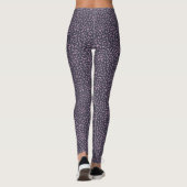 Leggings aus Leopard und Lavendel (Rückseite)