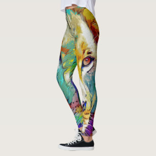 Leggings aus Regenbogen