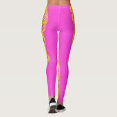 Leggings aus rosa Gelbfieber (Rückseite)